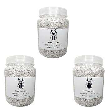 Amazon | 【3個セット】MYCELIUM 菌糸ビン800cc オオヒラタケ菌